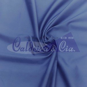 Tecido Tricoline Silky Lisa cor - 3753 (Azul Italiano)
